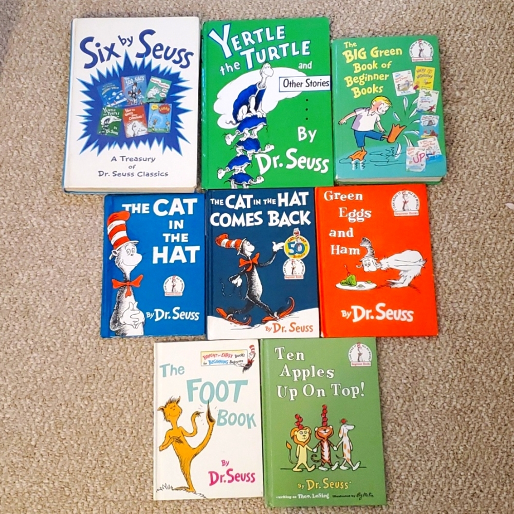 Lot of 8 Hardcover Dr. Seuss Books